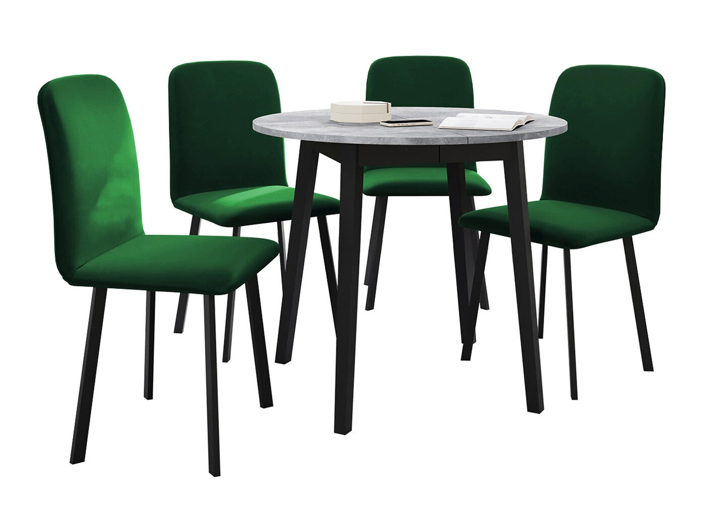 Salle à manger complète Edmond 119 (Amor Velvet 4311)