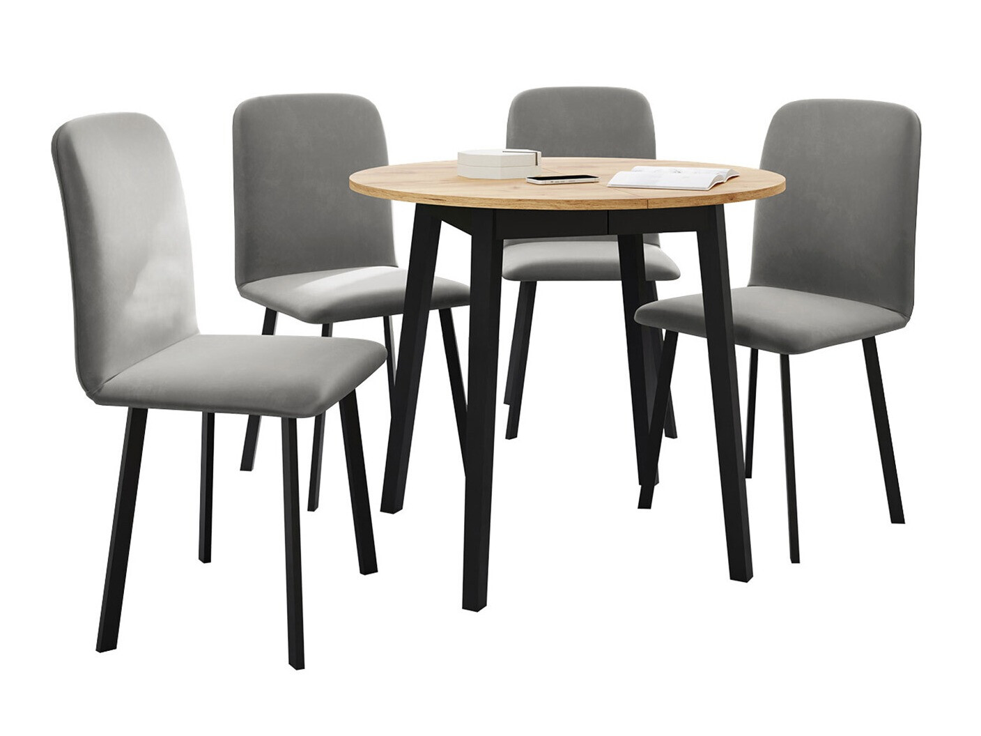 Salle à manger complète Edmond 119 (Amor Velvet 4318)