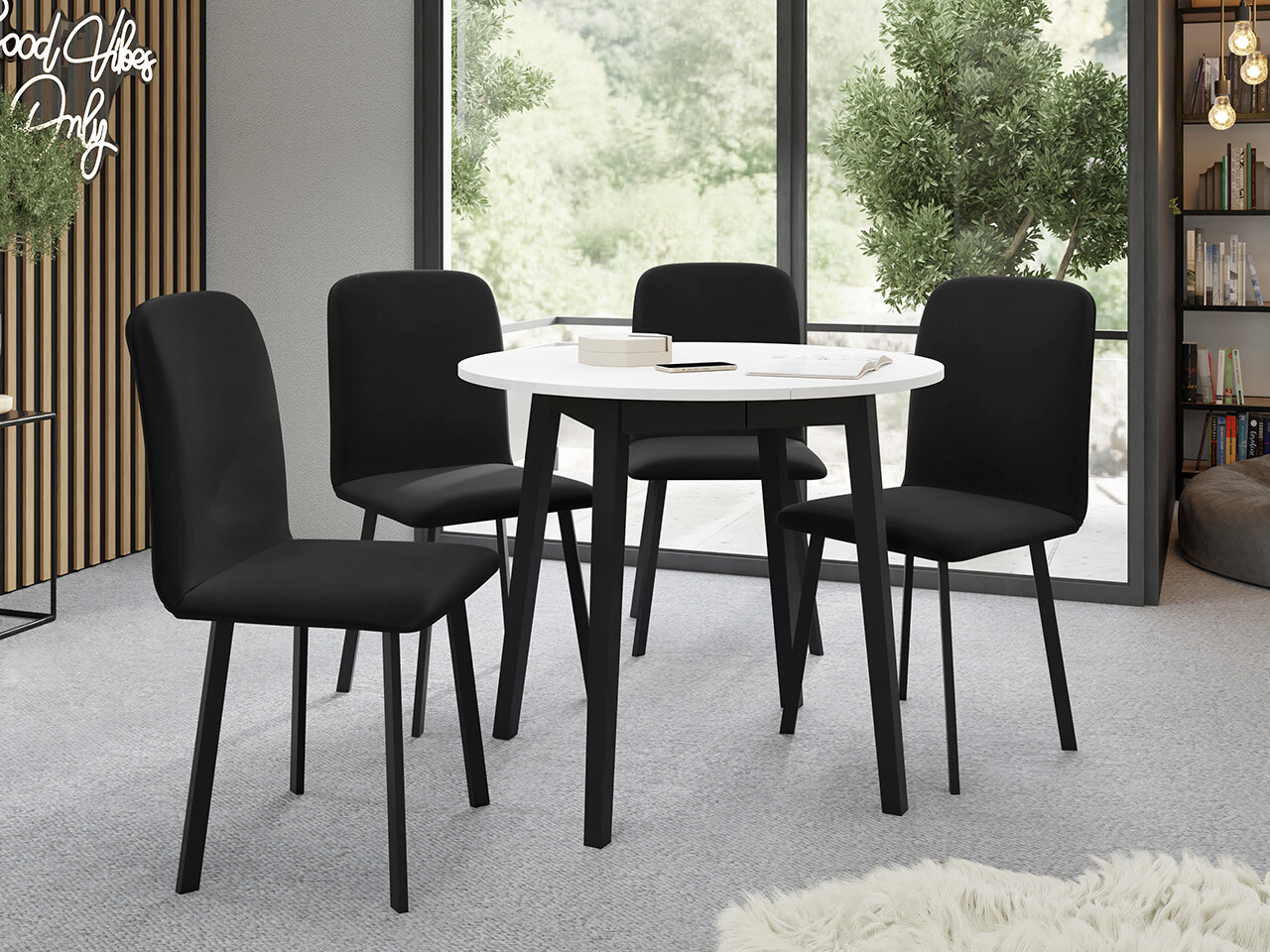 Salle à manger complète Edmond 119 (Amor Velvet 4322)