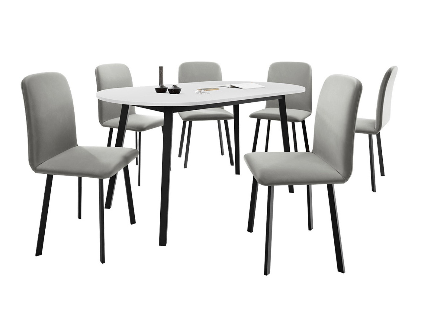 Salle à manger complète Edmond 121 (Amor Velvet 4318)