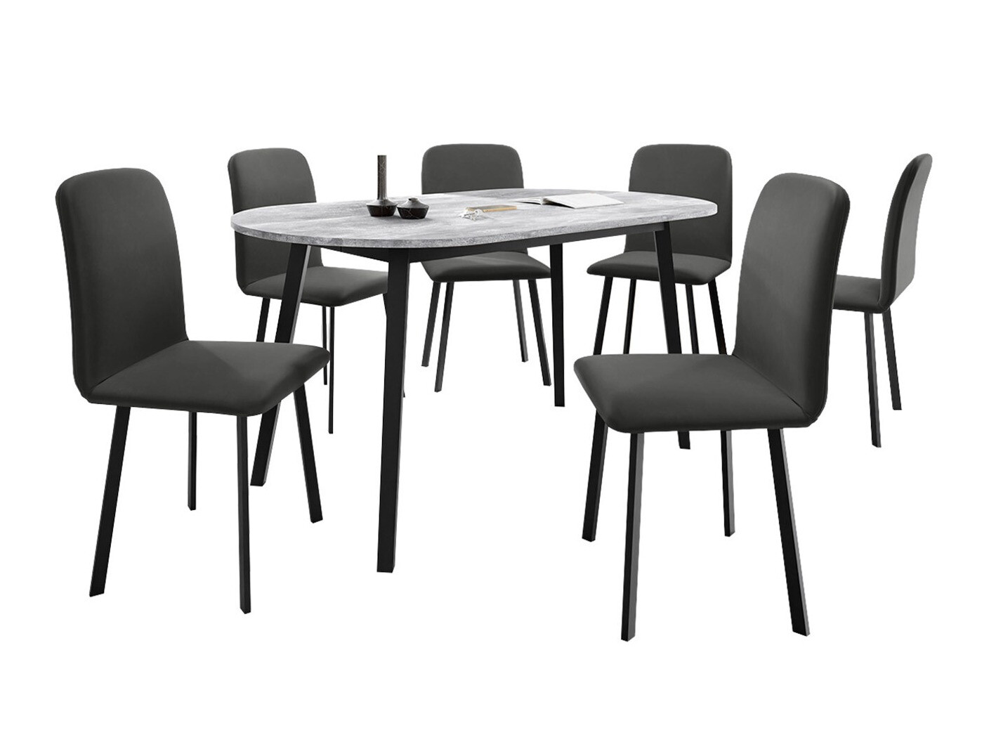 Salle à manger complète Edmond 121 (Amor Velvet 4321)