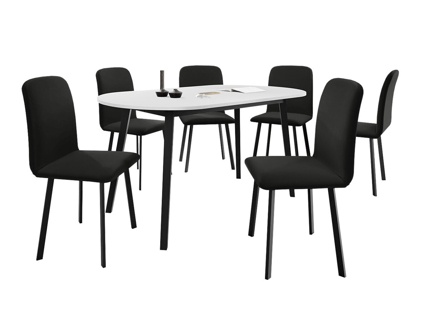 Salle à manger complète Edmond 121 (Amor Velvet 4322)