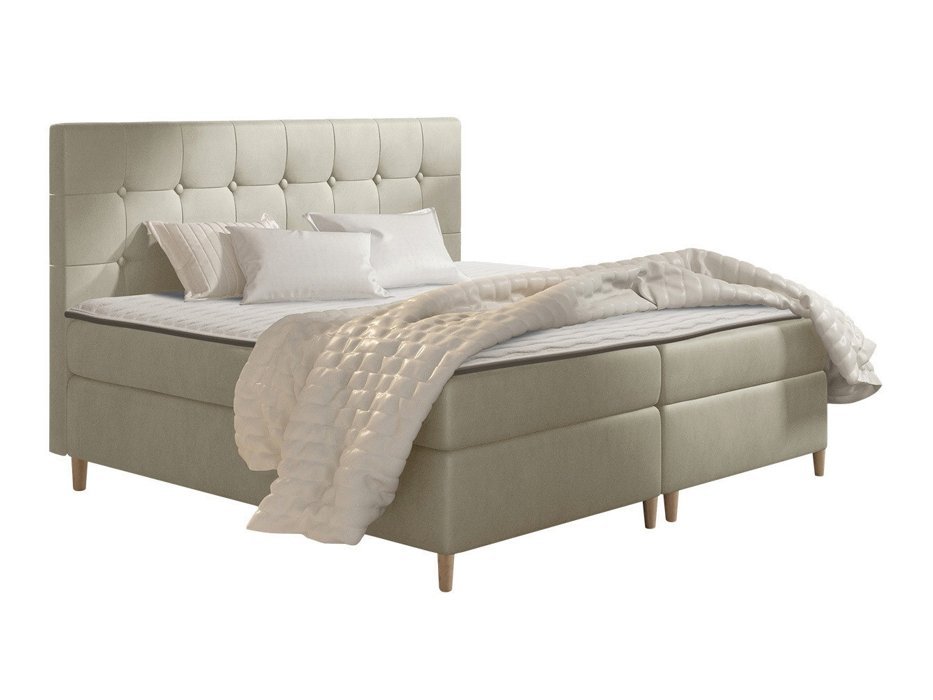 Lit boxspring Baltimore 130 (Magic Velvet 2201)