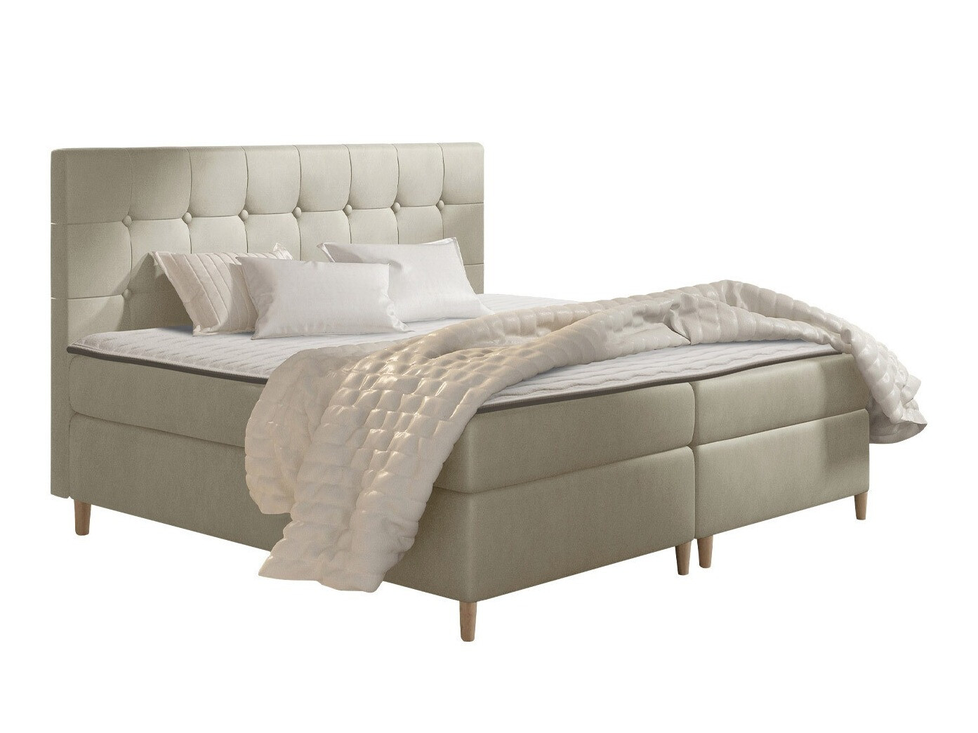 Lit boxspring Baltimore 130 (Magic Velvet 2201)