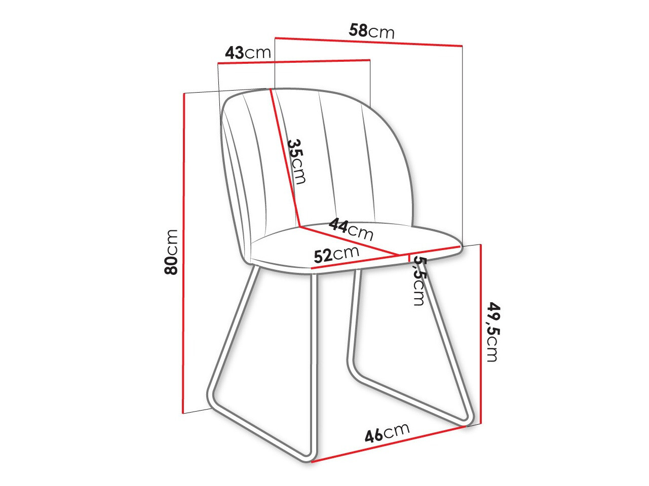 Chaise Comfivo Passer I (Magic Velvet 2217)