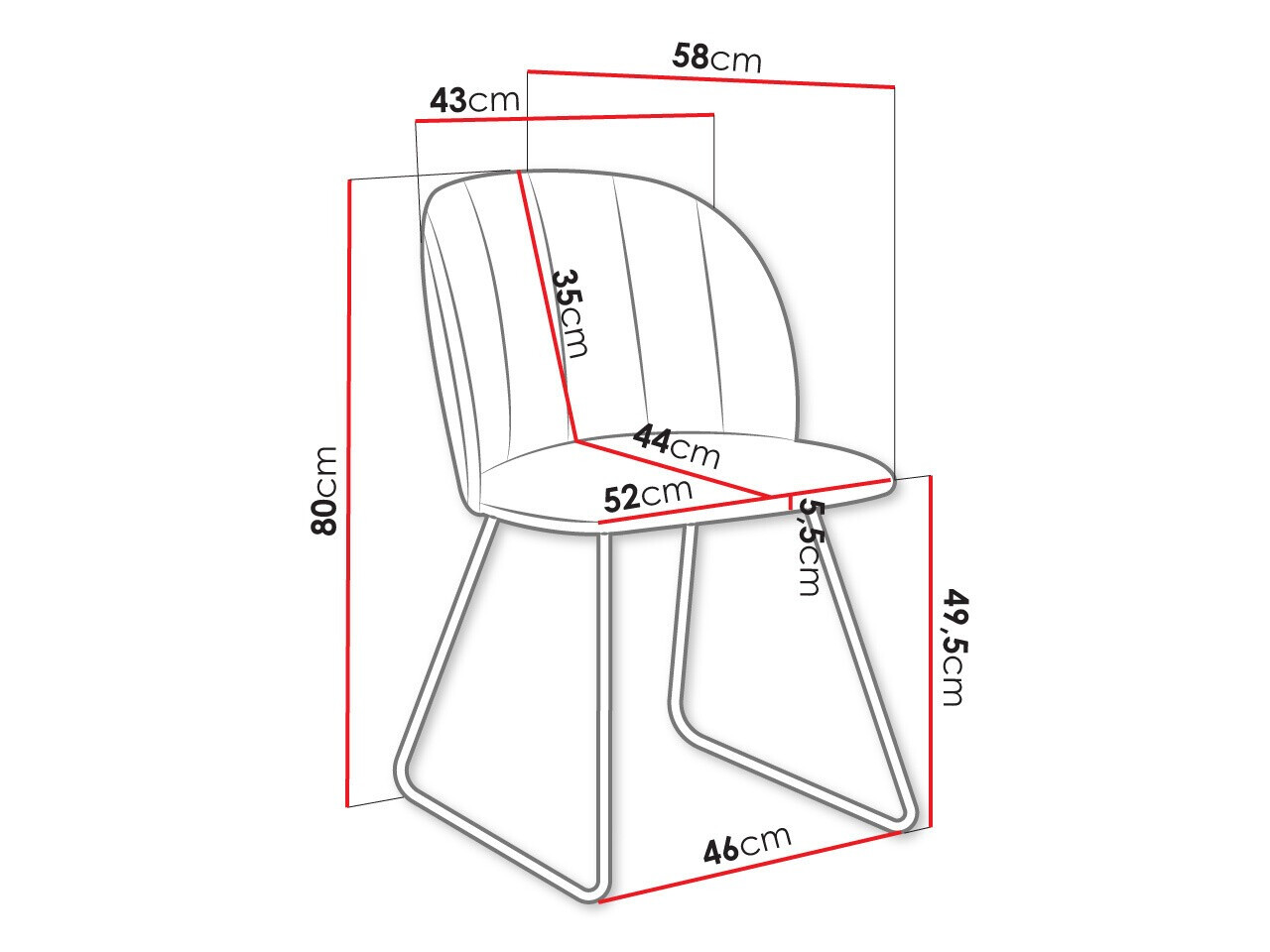 Chaise Comfivo Passer I (Magic Velvet 2250)