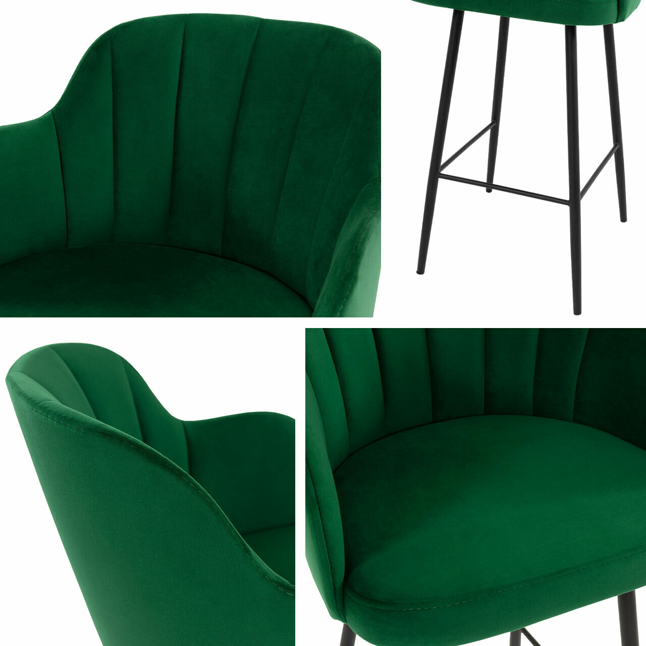Chaise de bar Comfivo Anser I (Magic Velvet 2216)