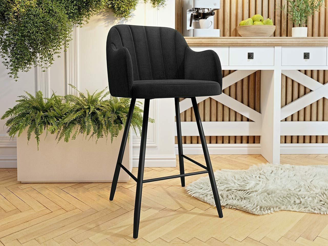 Chaise de bar Comfivo Anser I (Magic Velvet 2219)