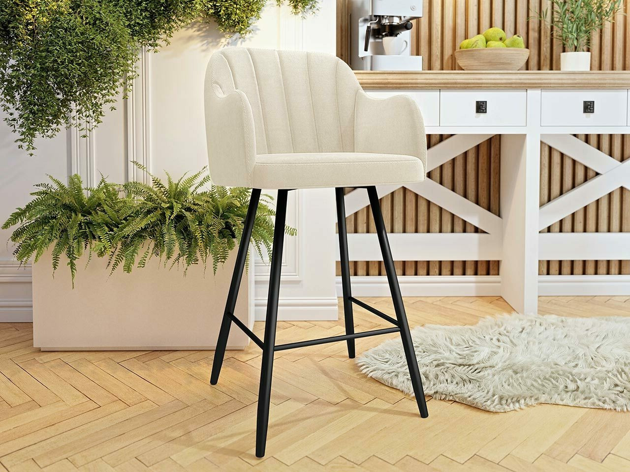 Chaise de bar Comfivo Anser I (Magic Velvet 2250)