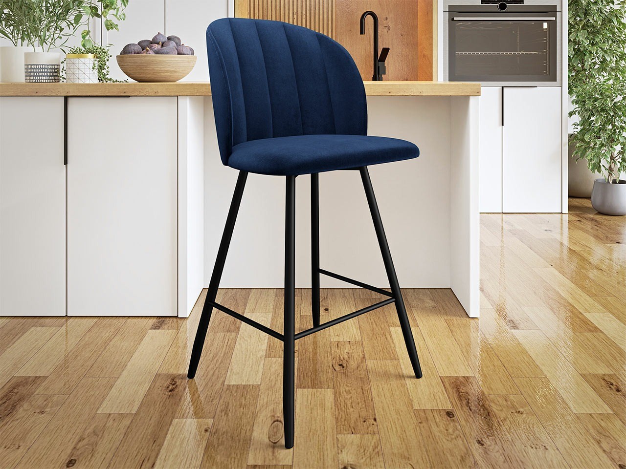 Chaise de bar Comfivo Anser II (Magic Velvet 2216)