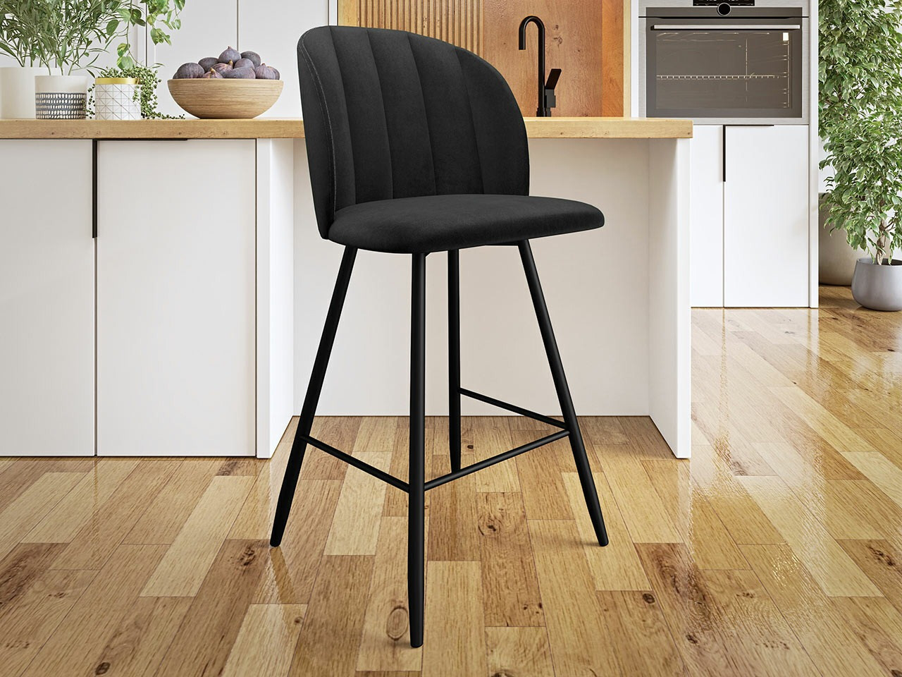 Chaise de bar Comfivo Anser II (Magic Velvet 2219)