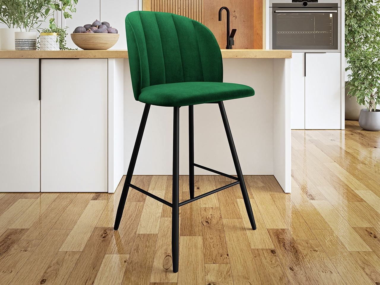 Chaise de bar Comfivo Anser II (Magic Velvet 2225)