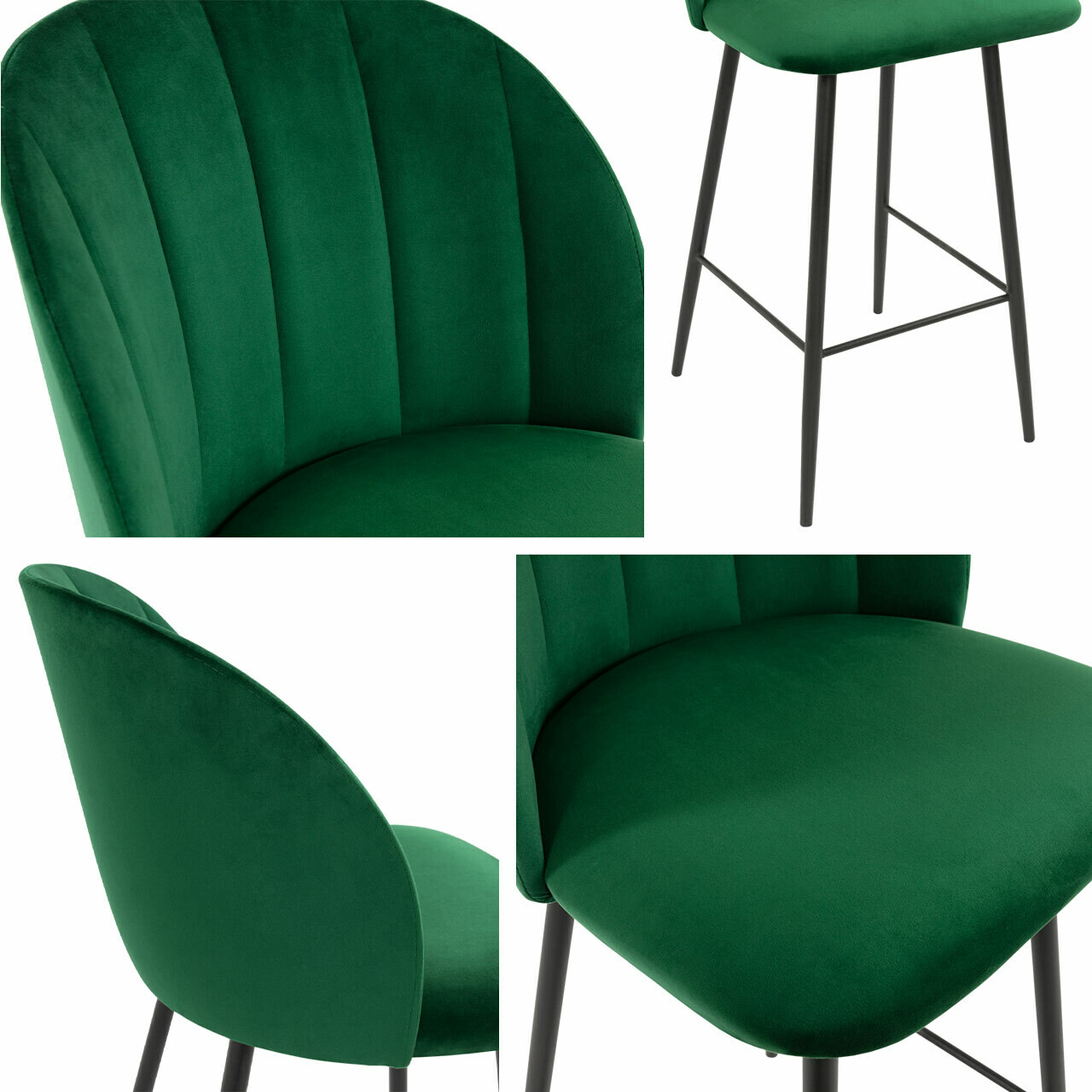 Chaise de bar Comfivo Anser II (Magic Velvet 2225)