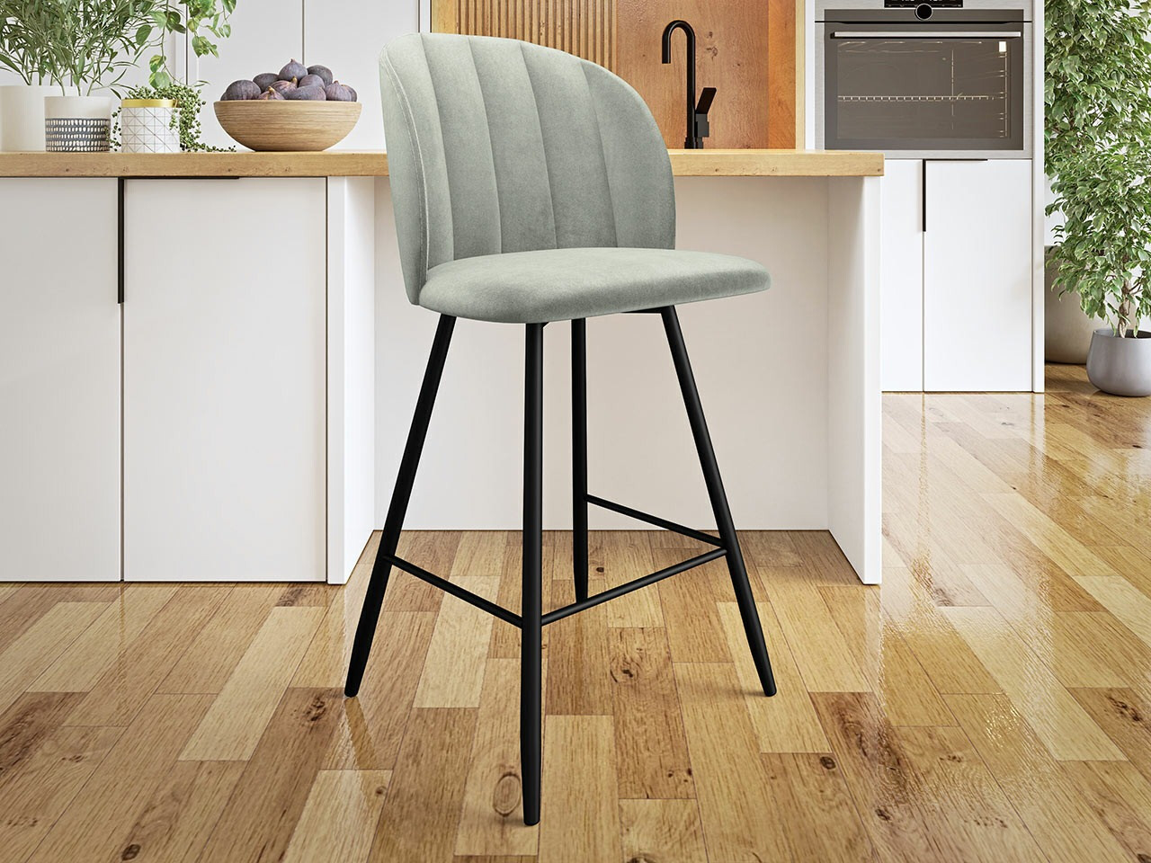 Chaise de bar Comfivo Anser II (Magic Velvet 2240)