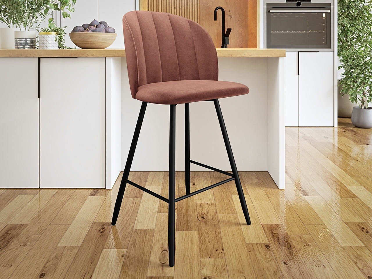 Chaise de bar Comfivo Anser II (Magic Velvet 2258)