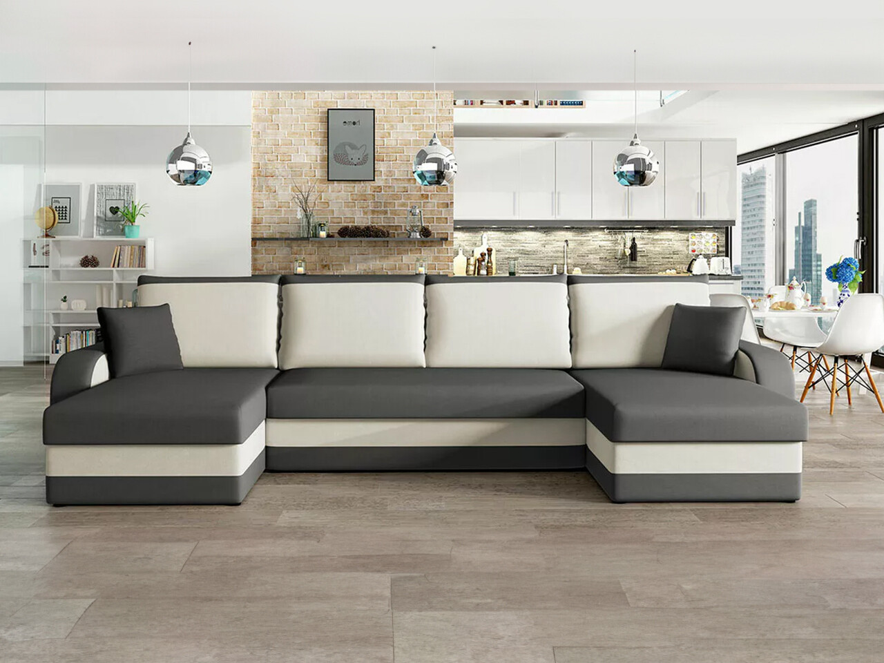 Canapé d'angle Comfivo Melissa IV (Alova 36 + Alova 71)