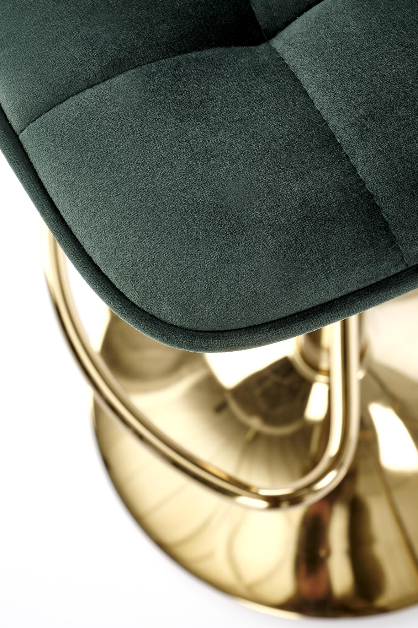 Chaise de bar Houston 1441 (Vert + Doré)