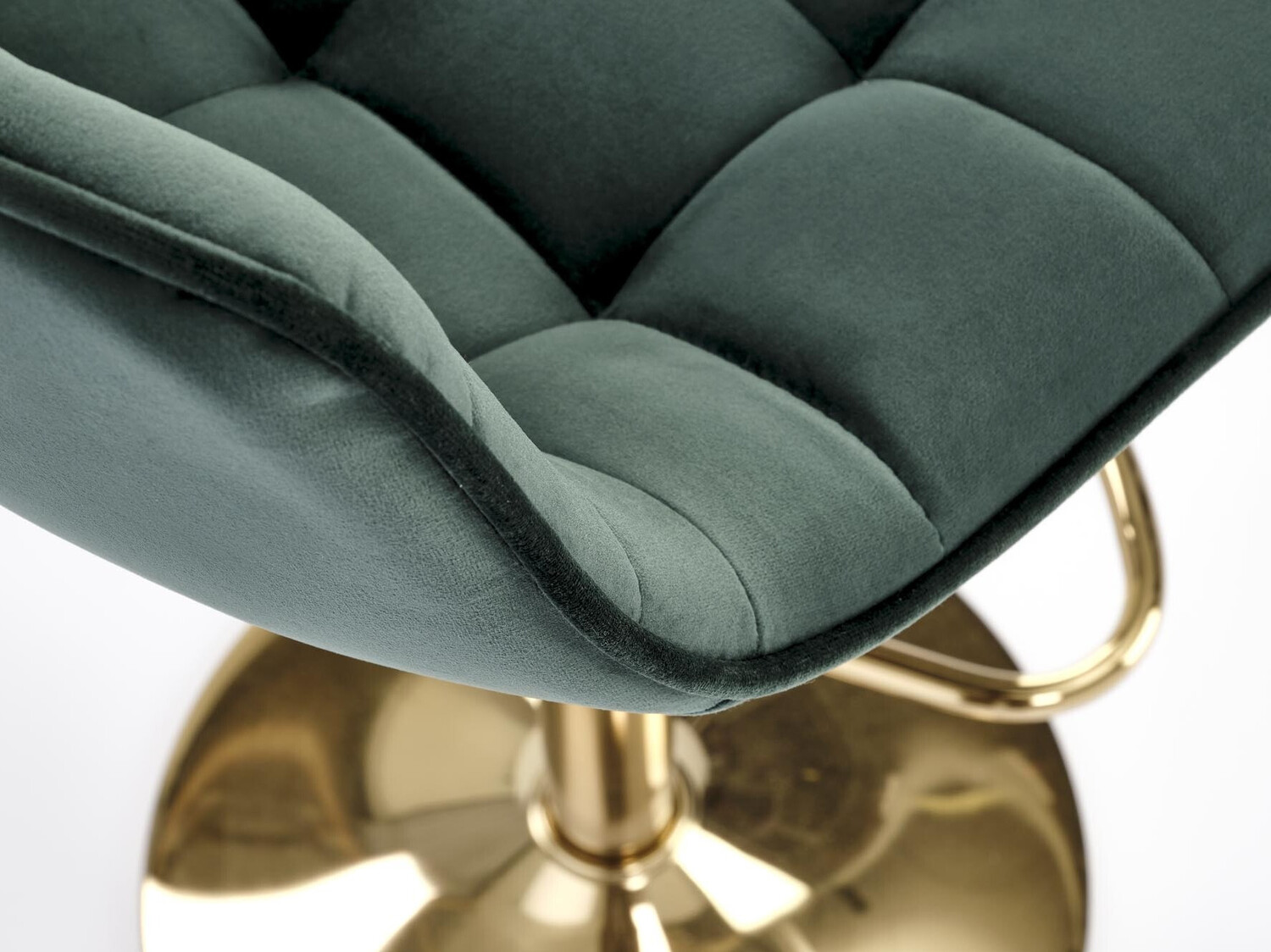 Chaise de bar Houston 1441 (Vert + Doré)