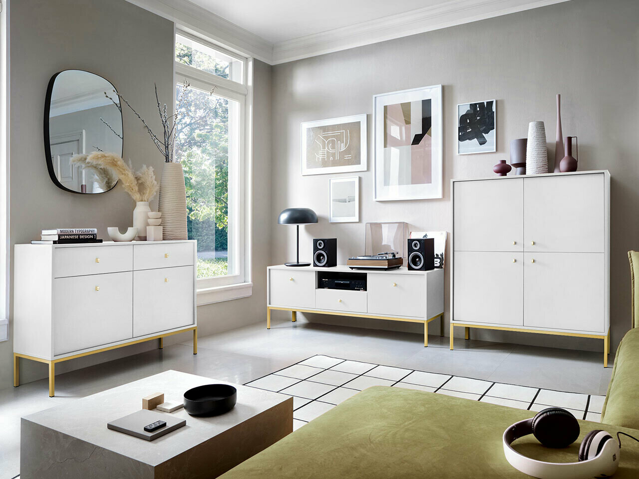 Meuble TV Formis (Blanc)