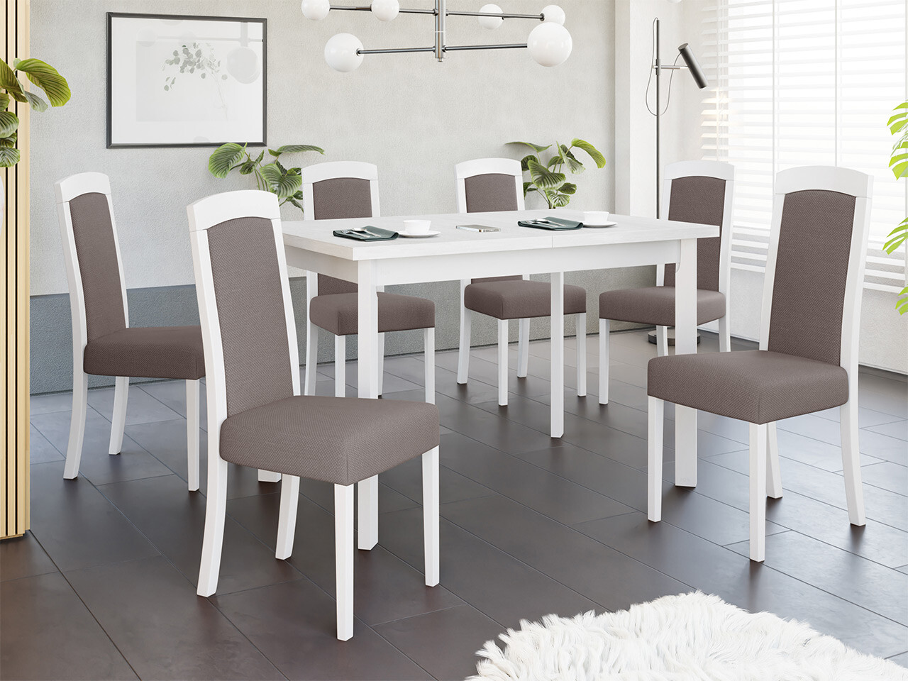 Salle à manger complète Victorville 351 (Hygge 20)