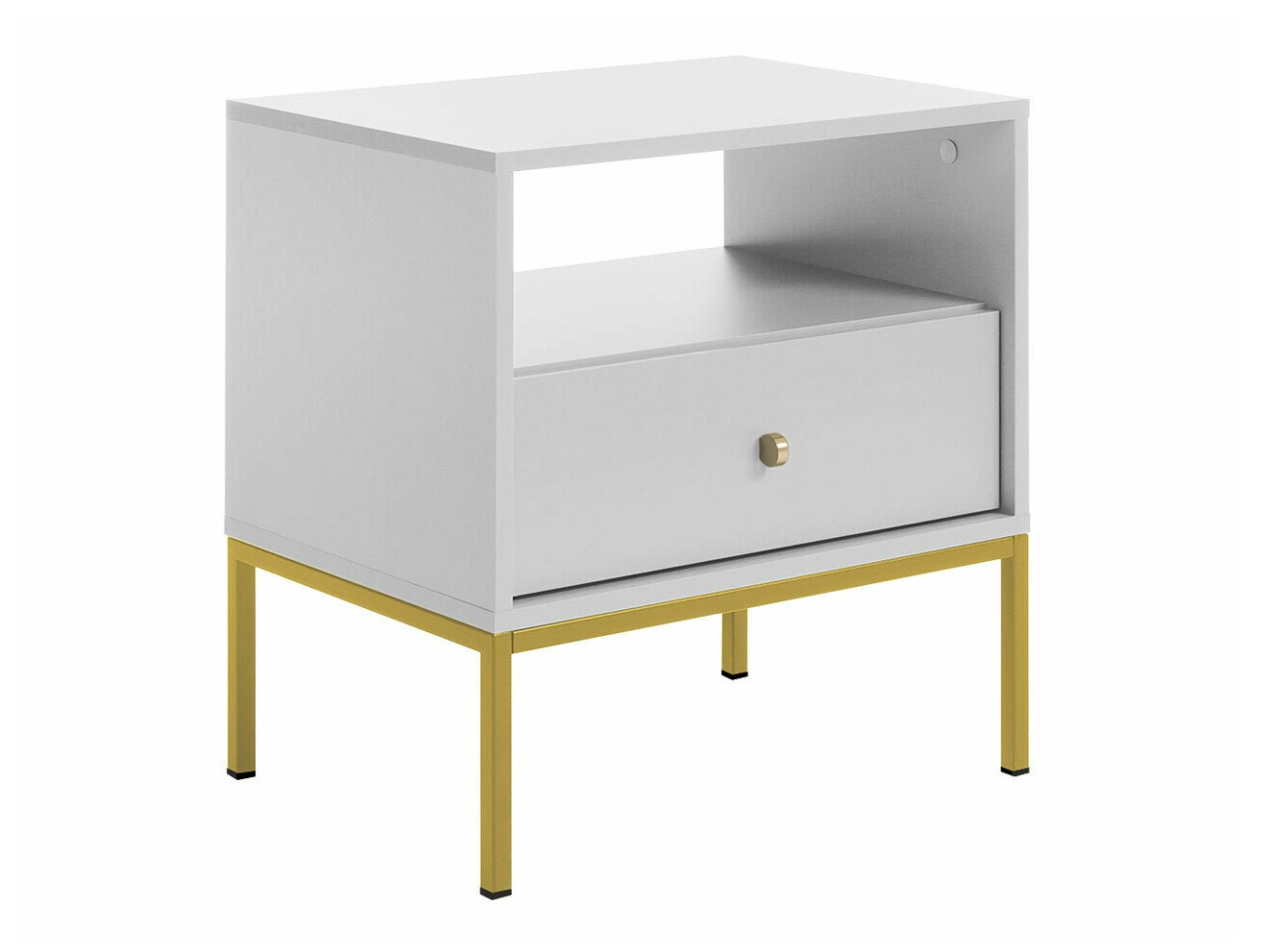 Table de chevet Formis (Blanc)