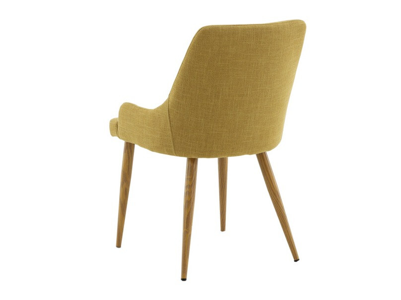 Chaise Dallas 222 (Jaune + Marron)
