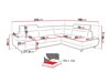 Canapé d'angle Comfivo 306 (Poso 01)