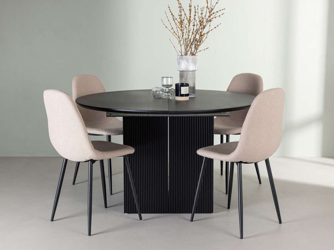 Salle à manger complète Dallas 4287 (Beige)