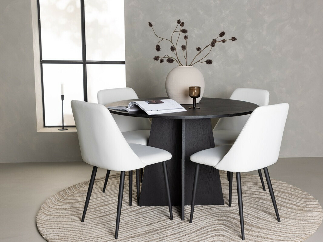 Salle à manger complète Dallas 4289 (Blanc)