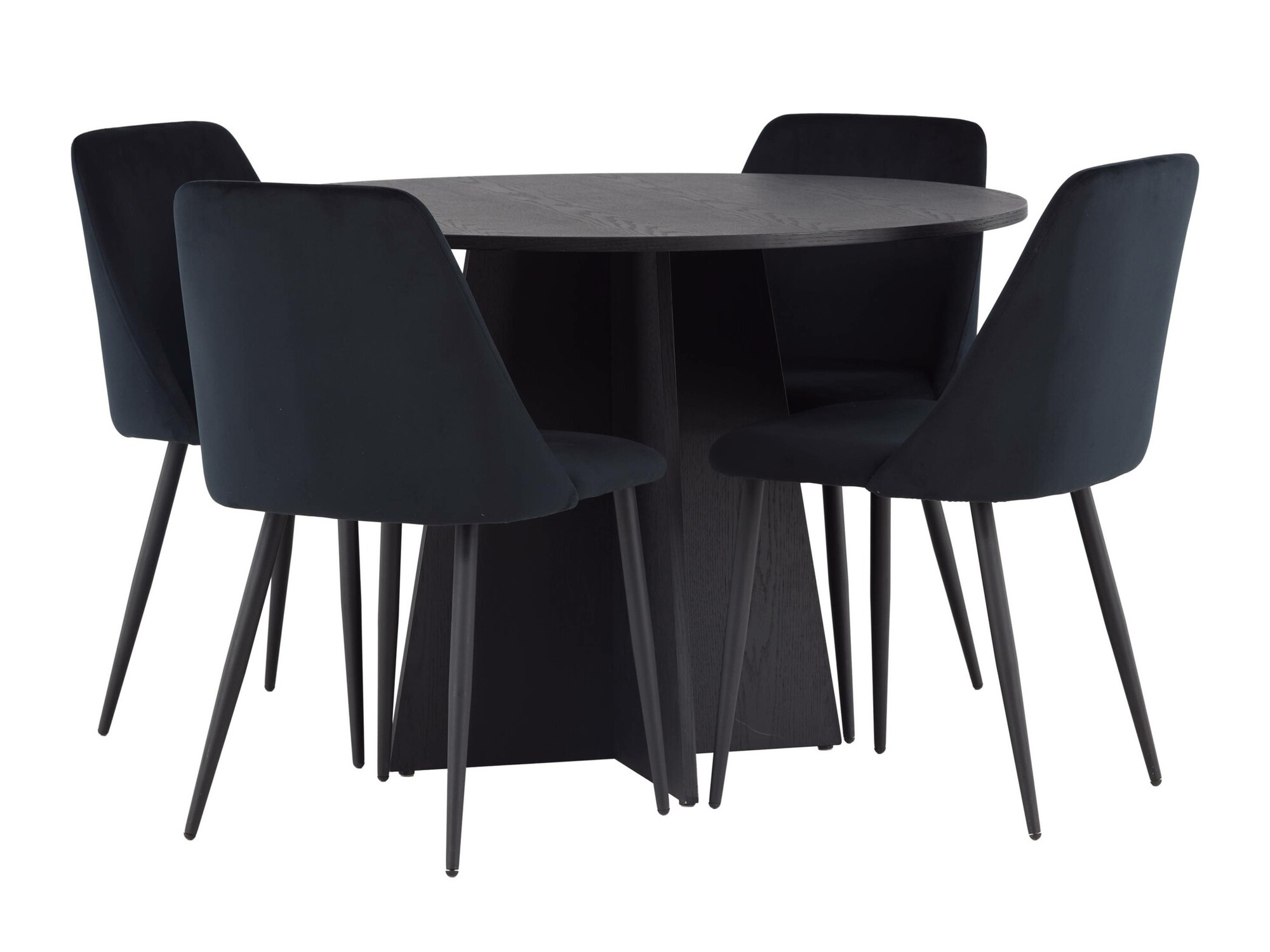 Salle à manger complète Dallas 4289 (Noir)