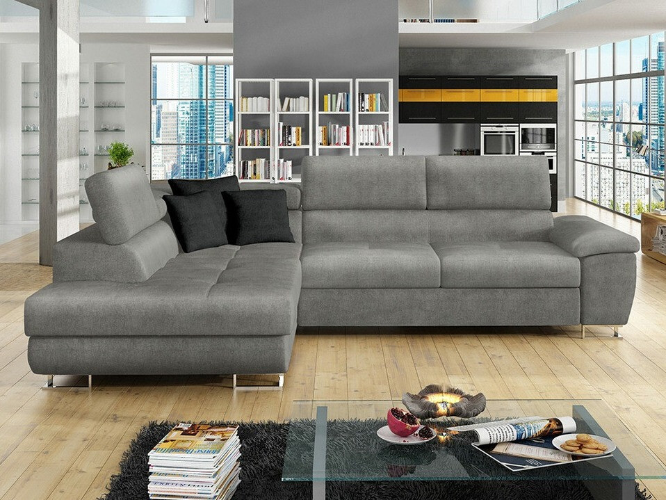 Canapé d'angle Comfivo Ruta II (Magic Velvet 2217 + Magic Velvet 2219)