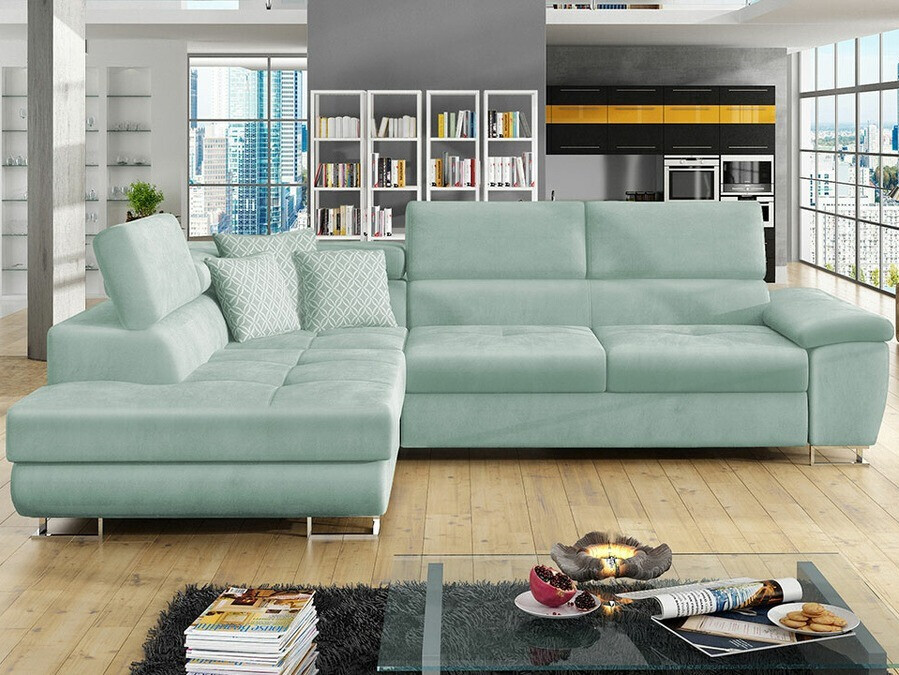 Canapé d'angle Comfivo Ruta II (Magic Velvet 2227 + Evo 29)