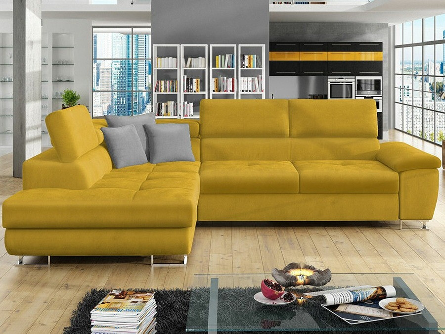 Canapé d'angle Comfivo Ruta II (Magic Velvet 2234 + Magic Velvet 2217)