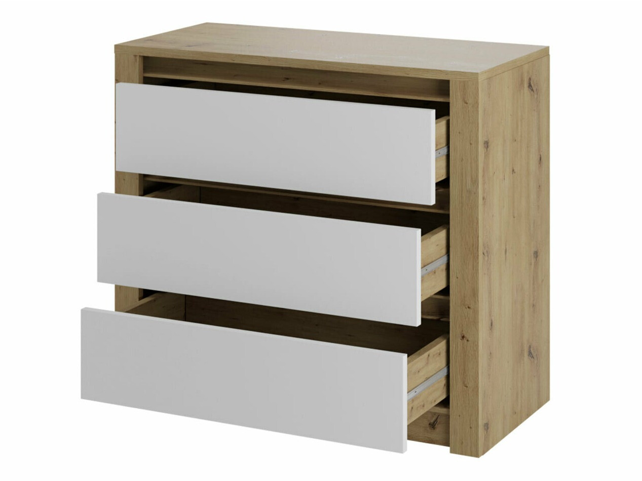 Ensemble de chambre Deldale 120 (Chêne Artisan + Gris)