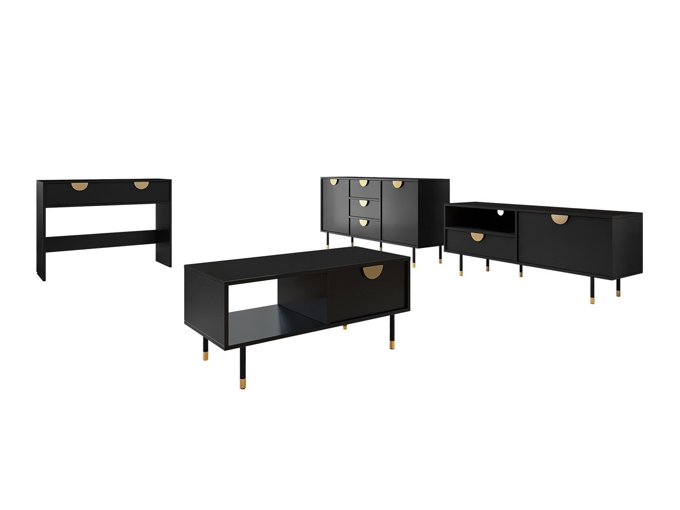 Ensemble de salon Comfivo Levevai 107