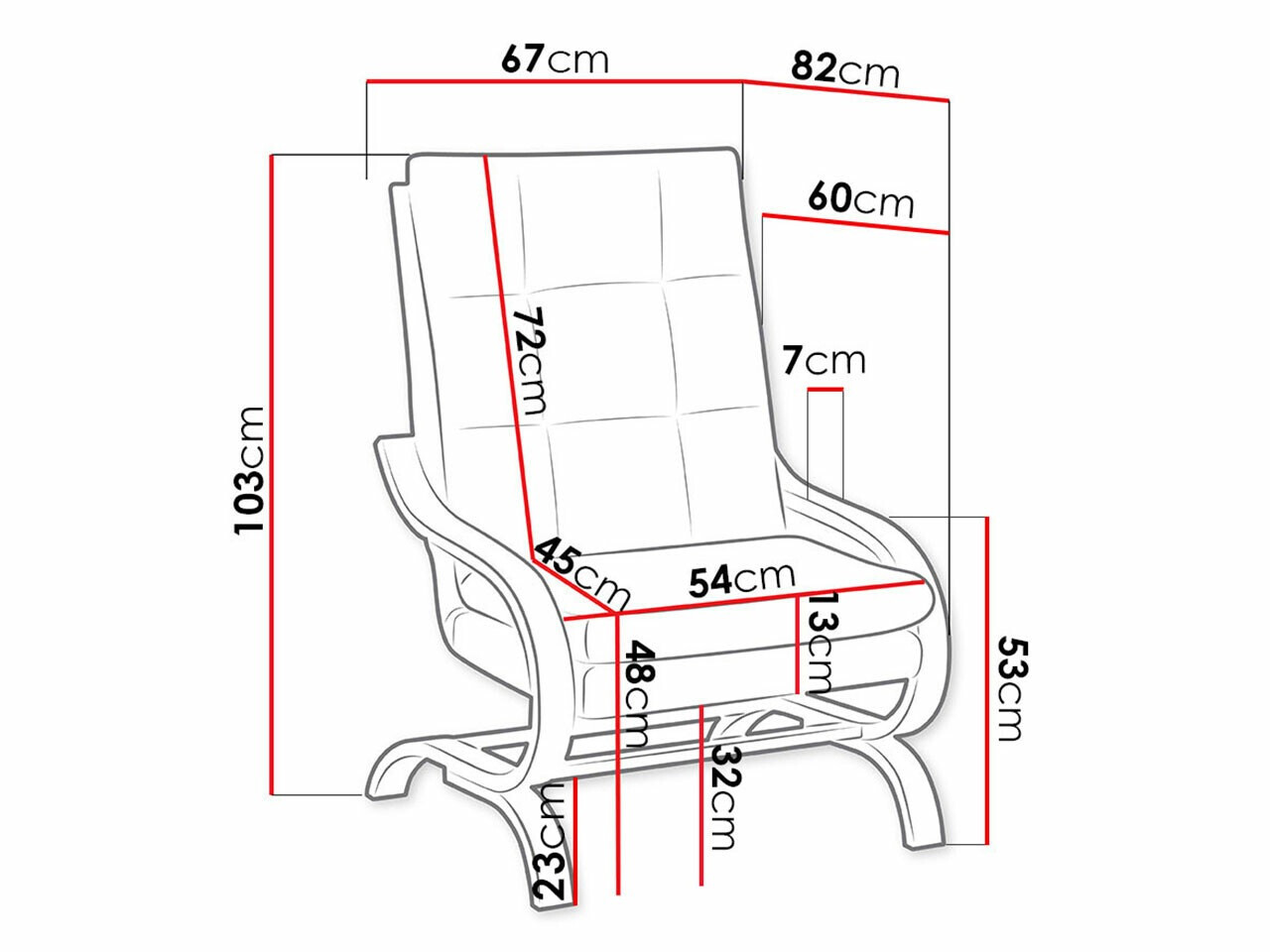 Fauteuil Carlsbad 121 (Kronos 01 + Kronos 22)
