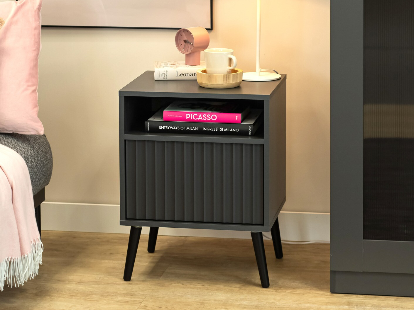 Table de chevet Cirferi 106 (Anthracite)