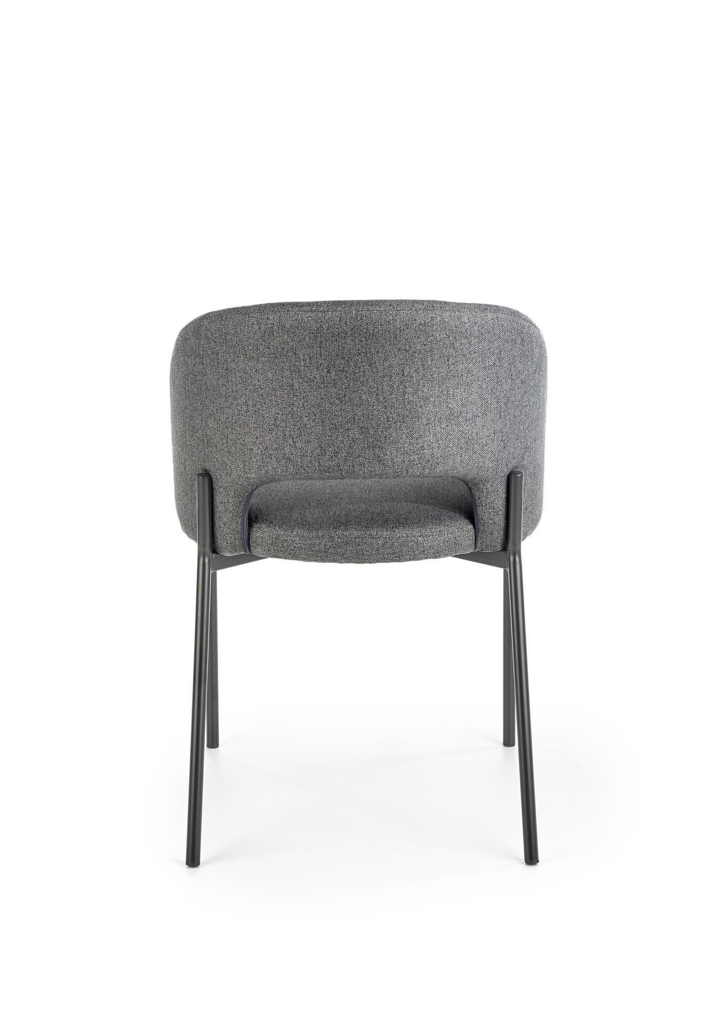 Chaise Houston Virtus (Gris + Noir)