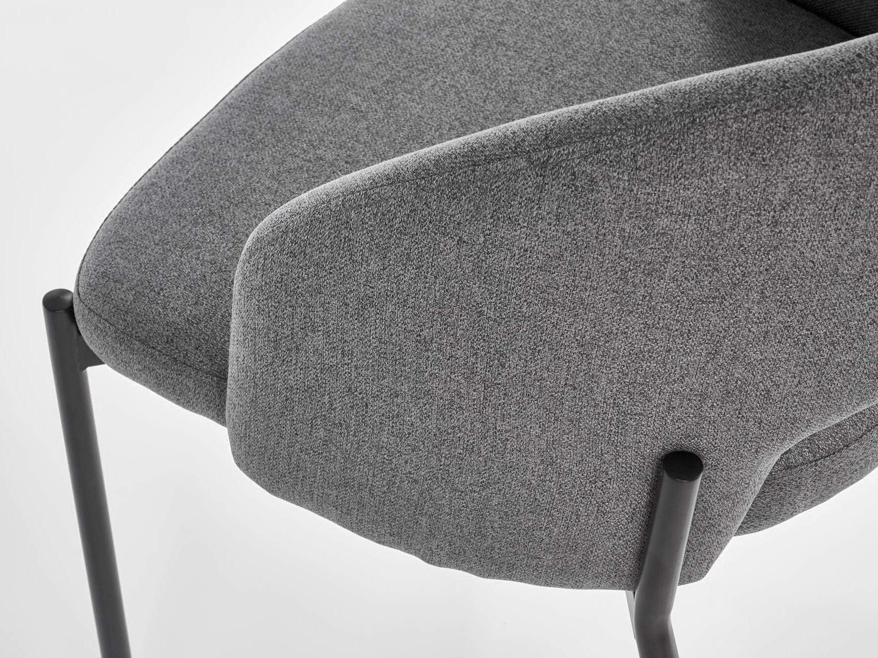 Chaise Houston Virtus (Gris + Noir)