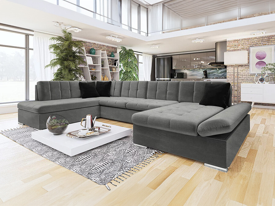 Canapé d'angle Comfivo 150 (Magic Velvet 2217 + Magic Velvet 2219)