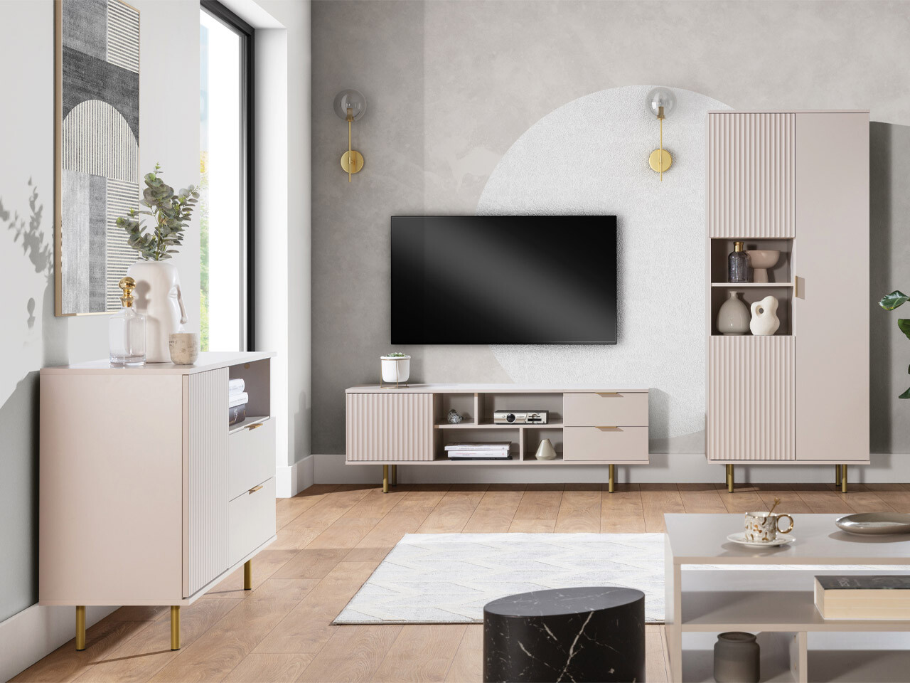 Ensemble de salon Decus II (Cachemire)