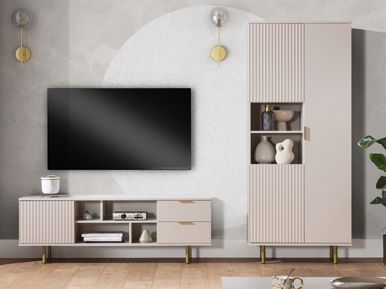 Ensemble de salon Decus III (Cachemire)