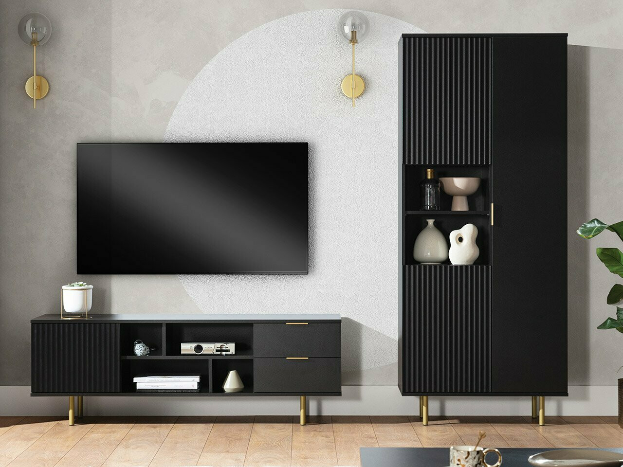 Meuble TV Decus (Noir)