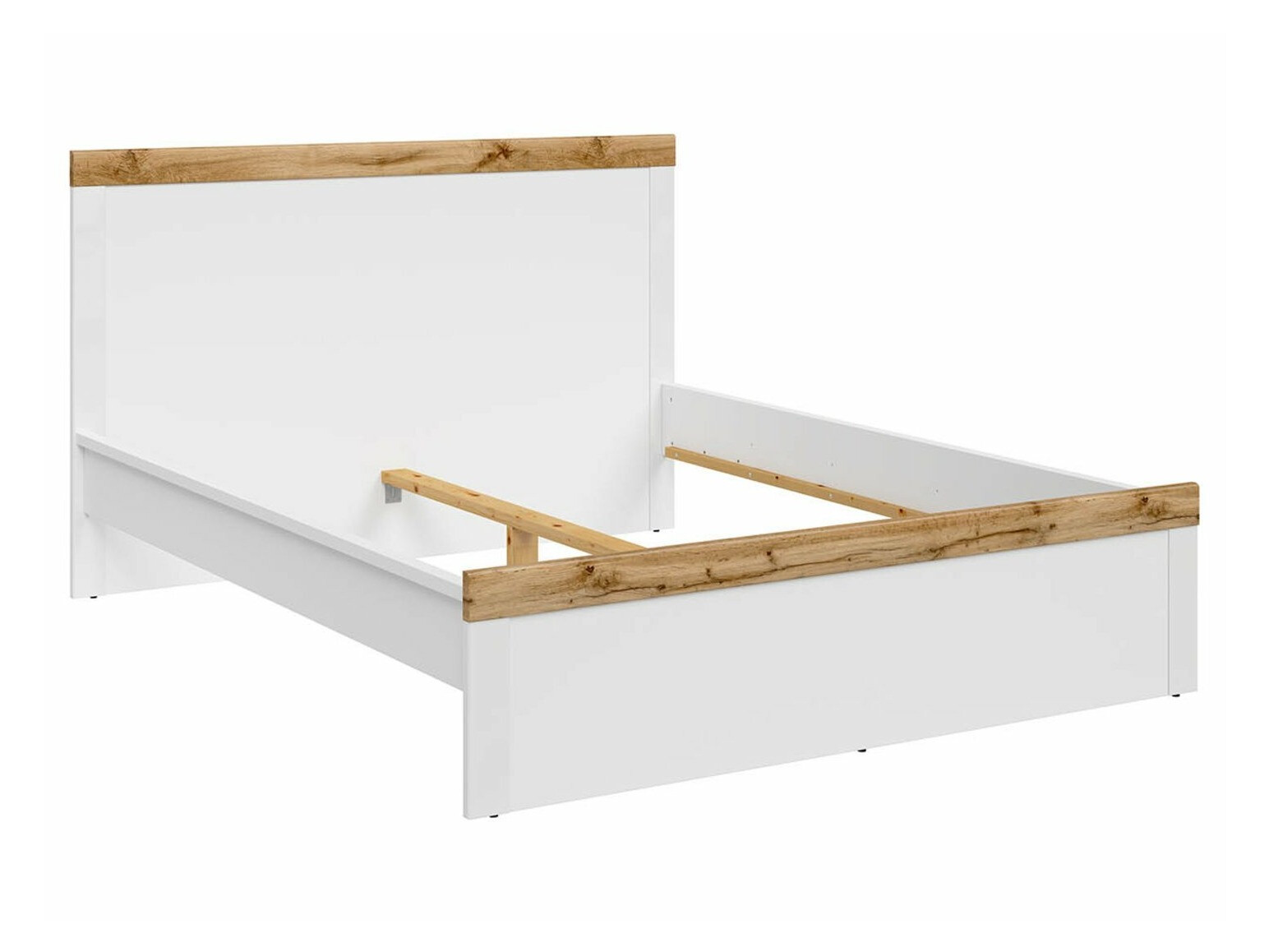 Lit Sonsoru 138 (Blanc + Chêne)