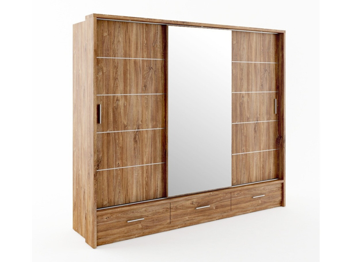 Armoire Fresno 100 (Chêne Stirling)