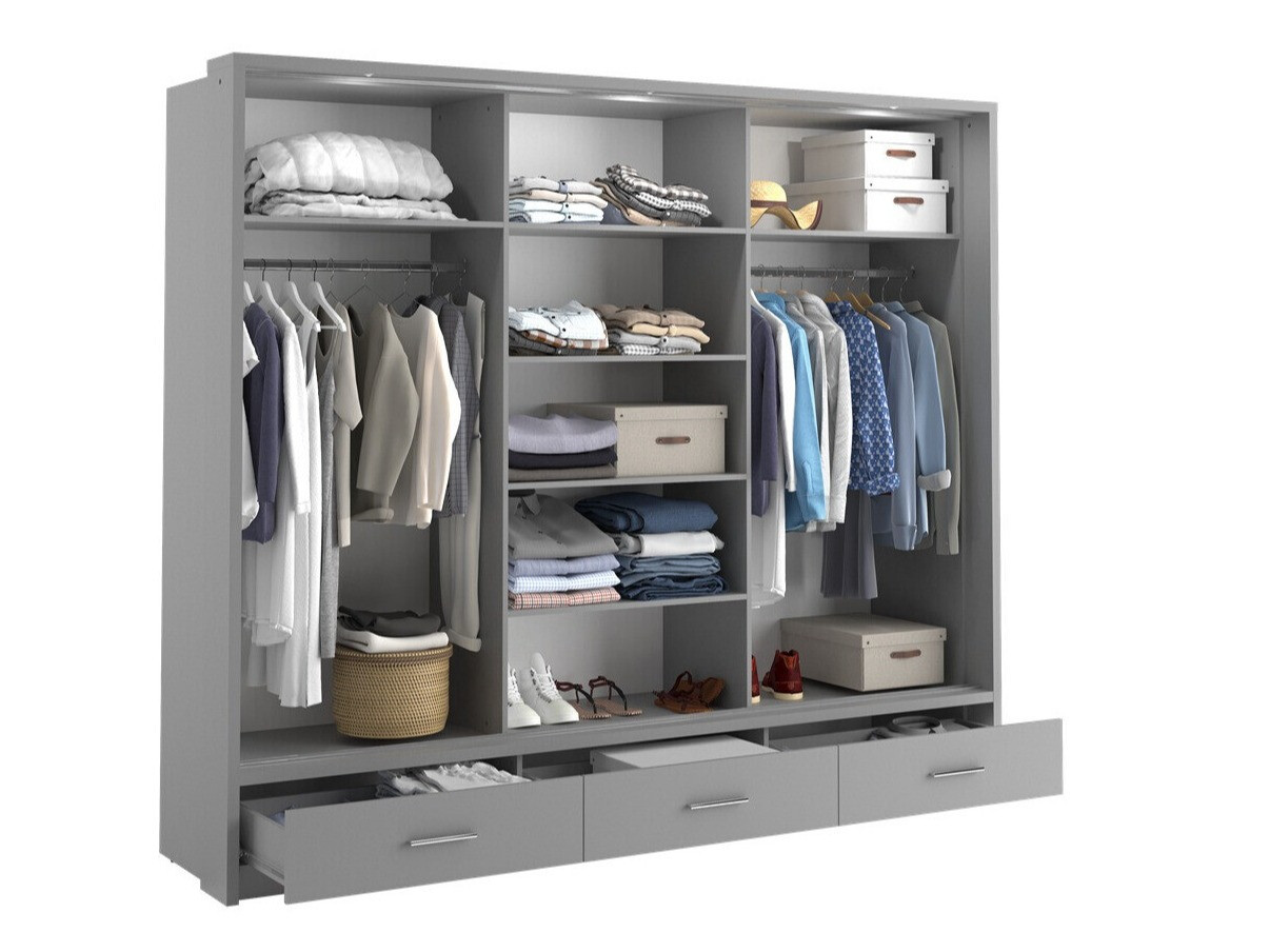 Armoire Fresno 100 (Gris)
