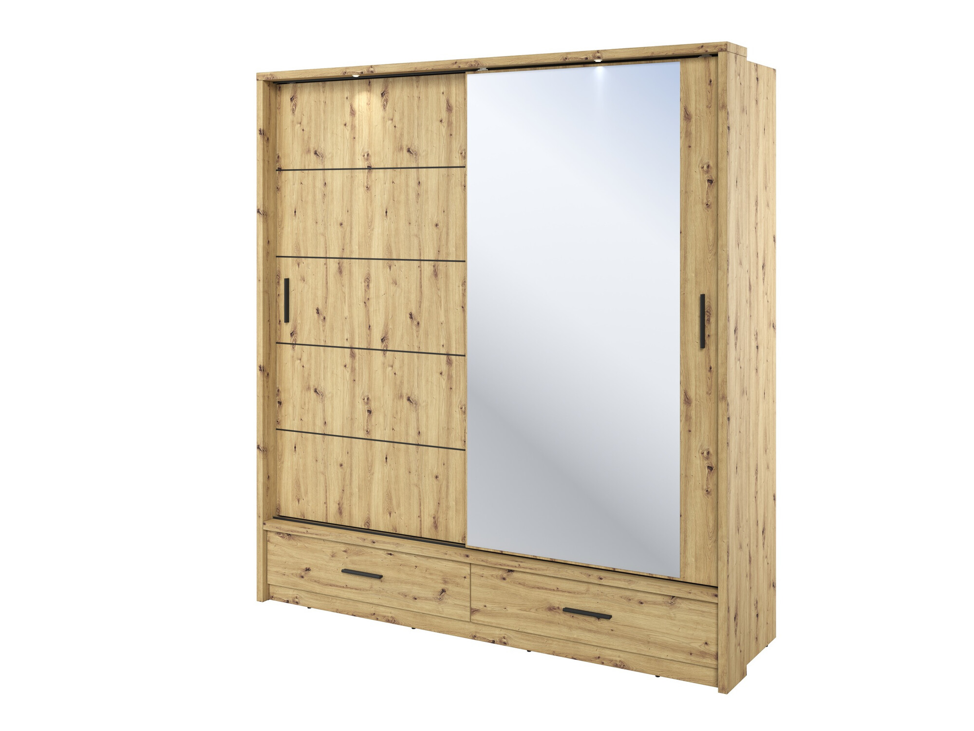 Armoire Fresno 104 (Chêne Artisan)