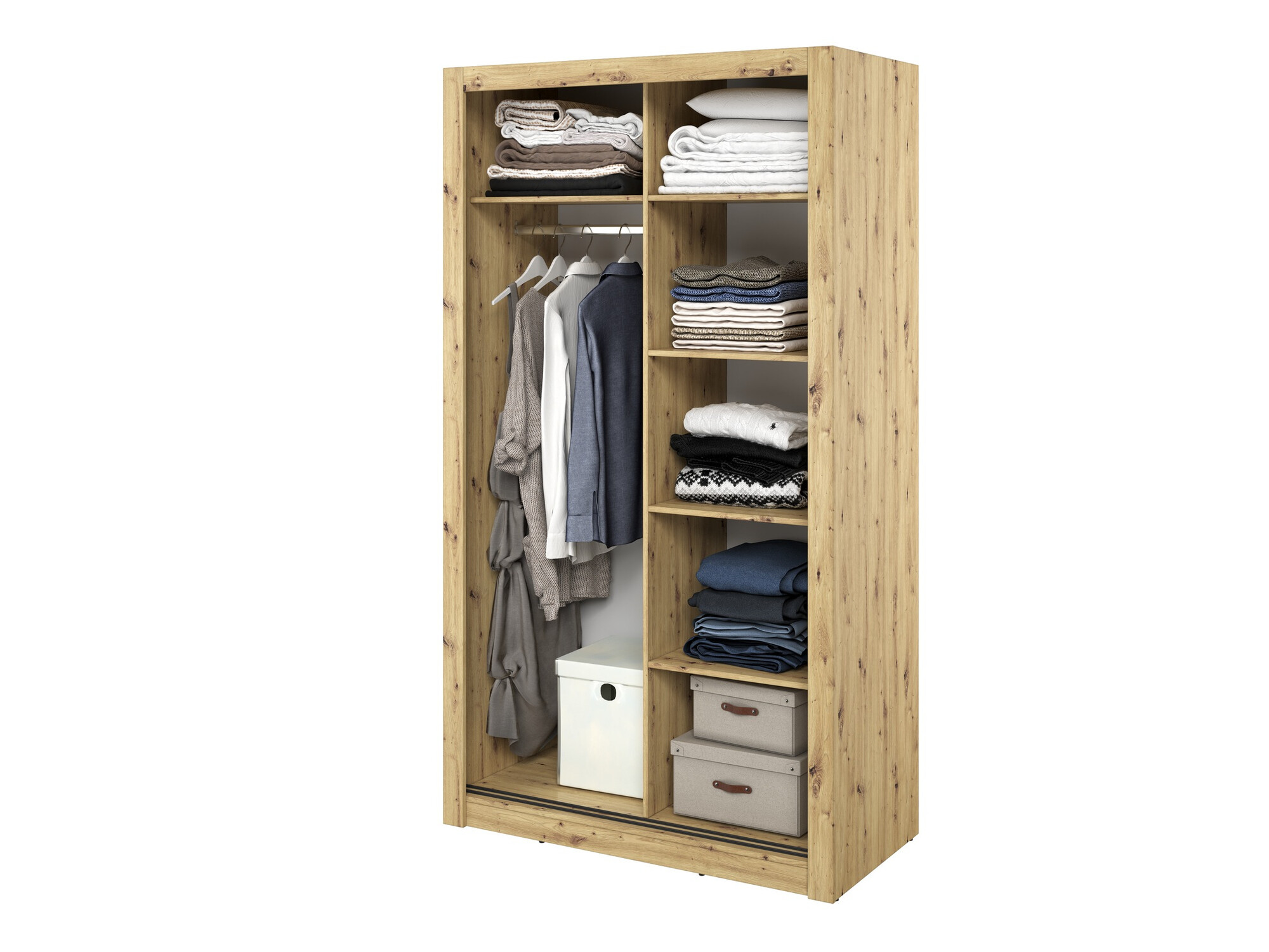 Armoire Fresno 121 (Chêne Artisan)