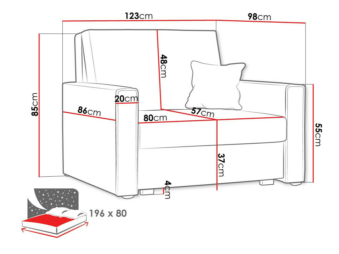Fauteuil Clarlen I (Poso 22)