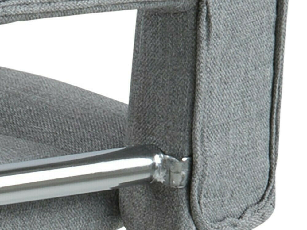 Chaise de bar mi-hauteur Norsica 164 (Gris clair + Argent)